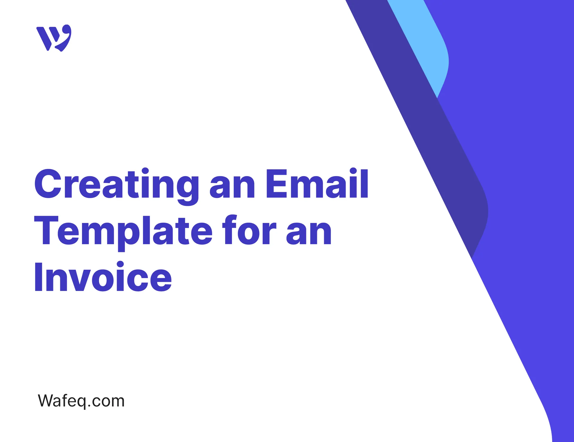Creating an Email Template for an Invoice